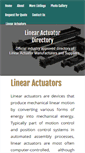 Mobile Screenshot of linearactuatormanufacturers.com